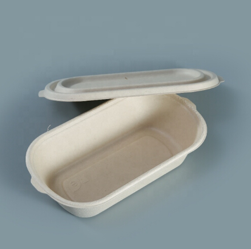 Compostable clamshell sugarcane Single Compartment