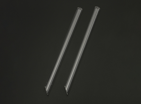 China Individual Transparent Glass Straws Manufacturer