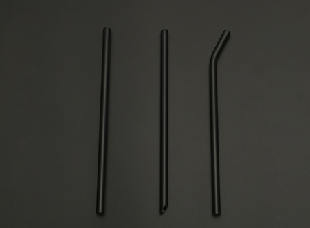 Export Biodegradable Black Glass Drinking Straws