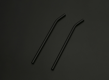 Export Biodegradable Black Glass Drinking Straws