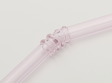 High Quality Wrapped Colorful Glass Straws Custom