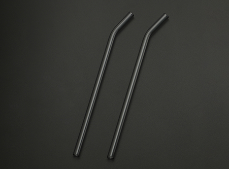 Eco Biodegradable Grey Glass Straws Reusable