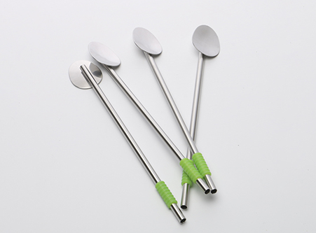 High Quality  Stainless Steel Spoon Straws Wholesaler