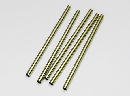 Champagne Gold Reusable Metal Straws