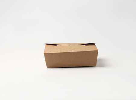 Degradable Paper Food Takeout Box with Lid Wholesale