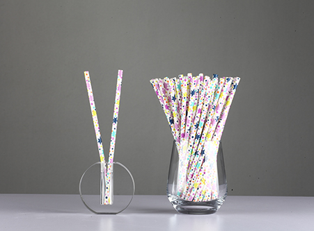 Manufacture Cheap Star Dot Eco Friendly Paper Straws