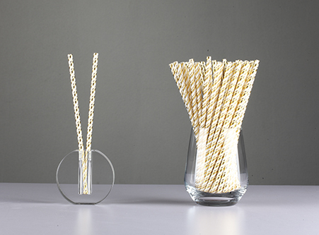 Beautiful gold Paper Straws Wholesale Cheap