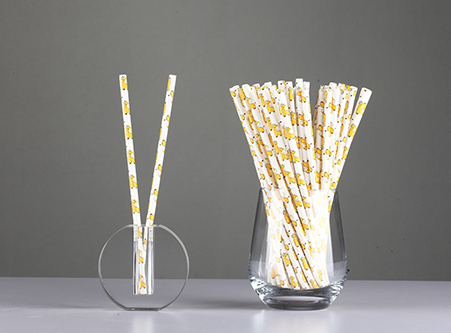 Custom Animal Giraffe Paper Straws Manufacture