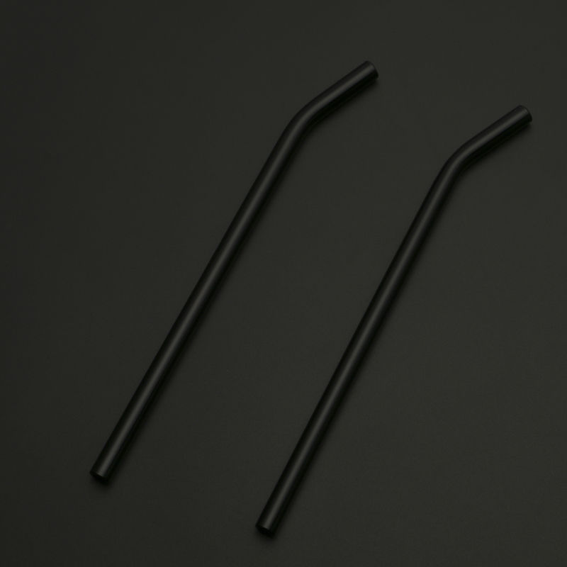 Export Biodegradable Black Glass Drinking Straws