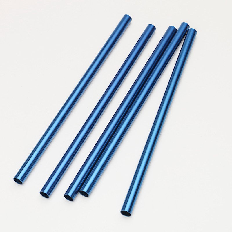 Blue Wholesale Stainless Straws Eco Friendly