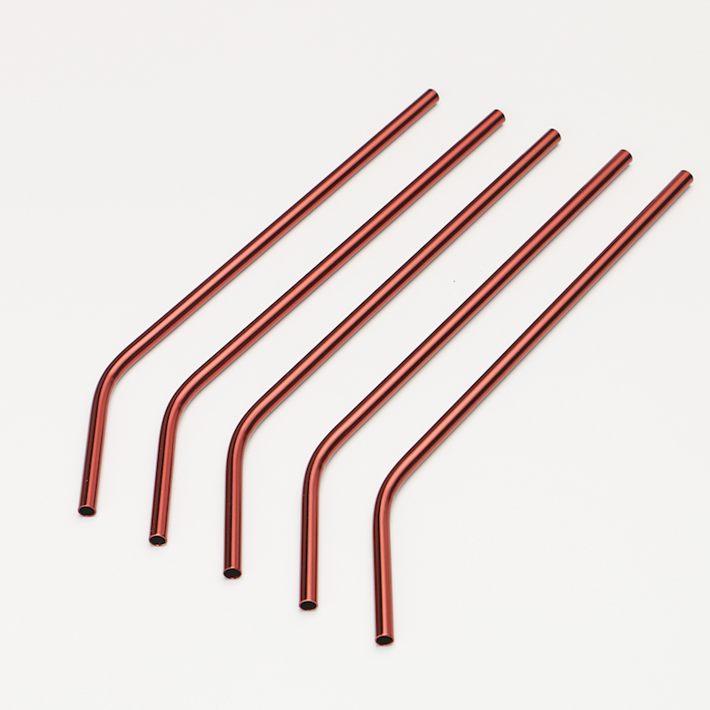 Reusable Straws Stainless Steel Red Supplier China