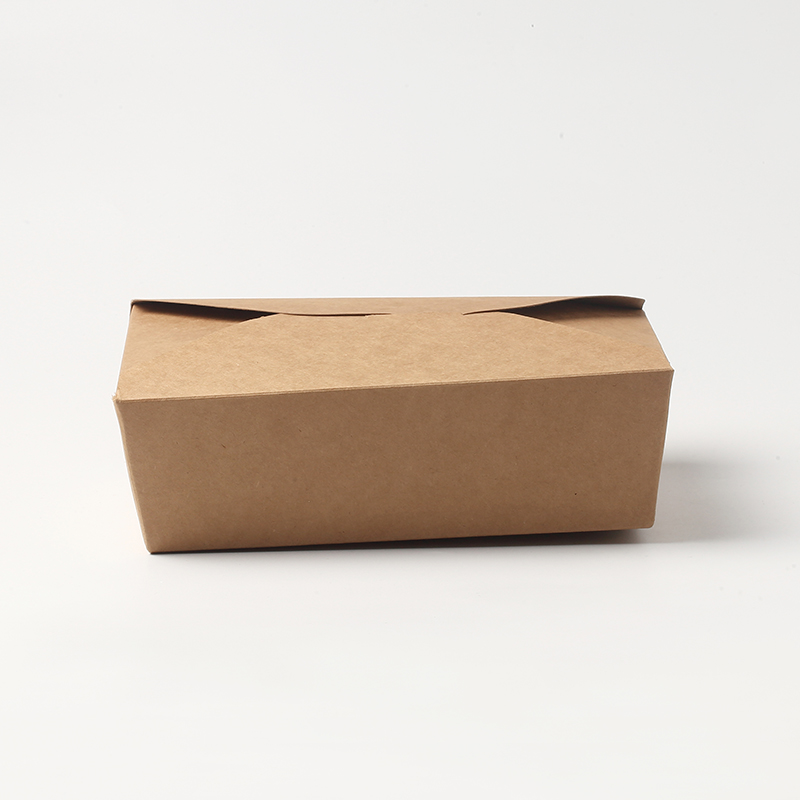 Degradable Paper Food Takeout Box with Lid Wholesale