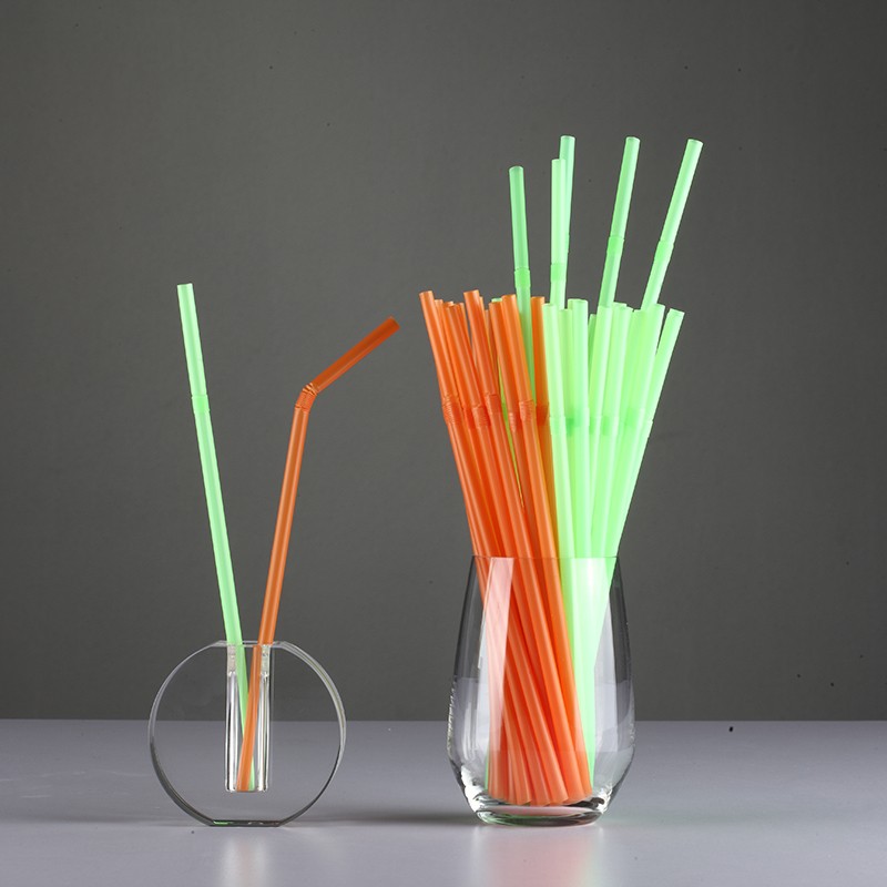 Custom PLA Straw Disposable Biodegradable Bent Straws