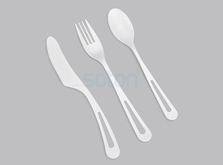 Eco Friendly Disposable PLA Tableware Knife Fork and Spoon