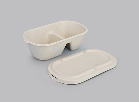 Compaertment Lunch Box with Lid Supplier China