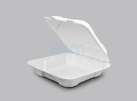 Sugarcane Bagasse Clamshell Box Manufacturer China