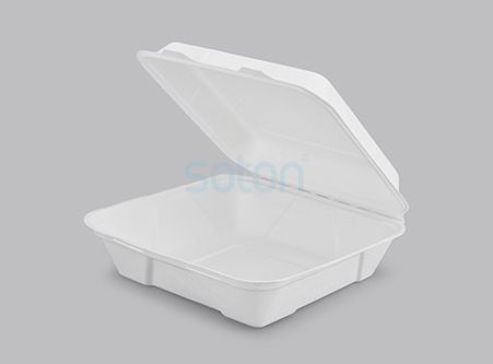 Manufacture Biodegradable White Clamshell Meal Box China
