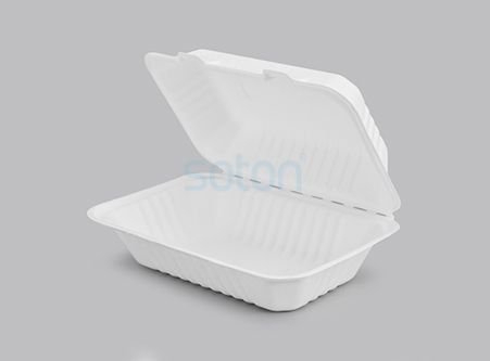 Export Eco Friendly Sugarcane Bagasse Box Clamshell