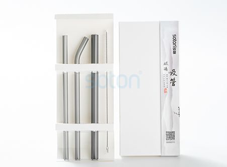 Eco Glass Straws Set with Box Manufacture