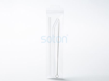 Custom Biodegradable Reusable Glass Straws