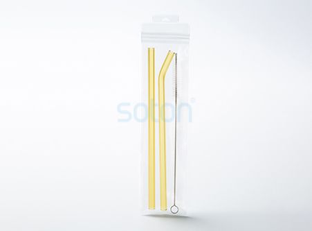 Custom Biodegradable Reusable Glass Straws