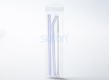 Custom Biodegradable Reusable Glass Straws