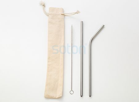 Eco Reusable Straws Set Custom