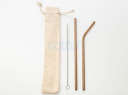 Eco Reusable Straws Set Custom