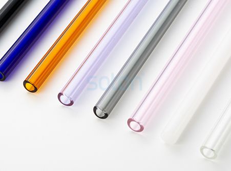 High Quality Reusable Bent Glass Straws for Sale