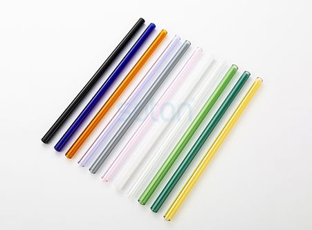 Export Reusable Clear Glass Straws in China