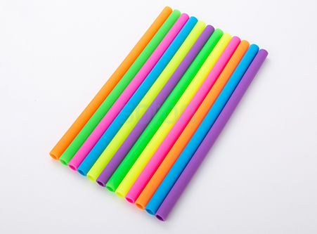 High Quality Reusable Silicone Drinking Straws