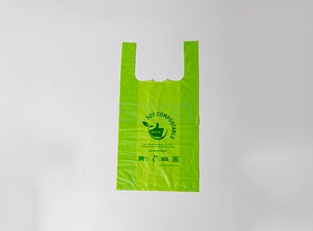 Biodegradable Eco Friendly Supermarket T Shirt Bags