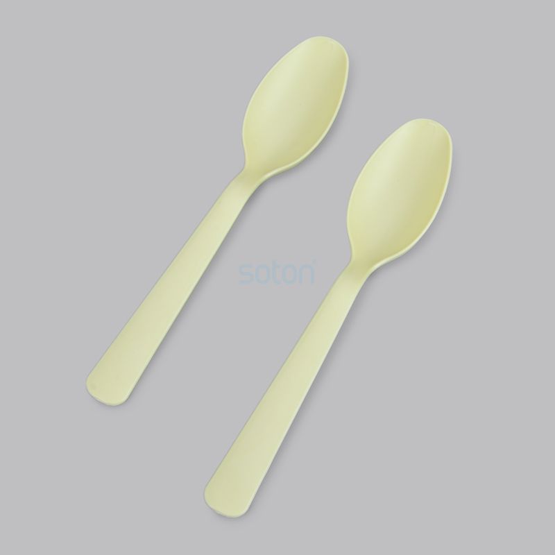 Cornstarch Fork Spoon and Knife Yellow Supplier China