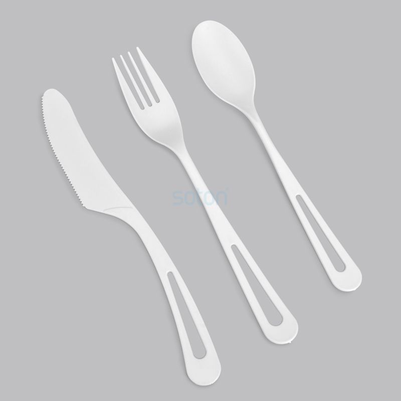 Eco Friendly Disposable PLA Tableware Knife Fork and Spoon