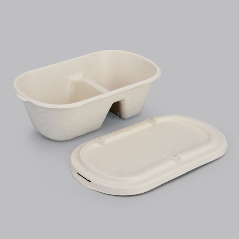 Compaertment Lunch Box with Lid Supplier China