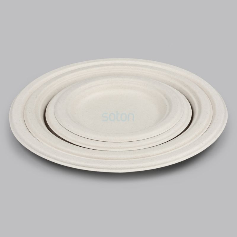 ODM Biodegradable Wheat Straw Plates