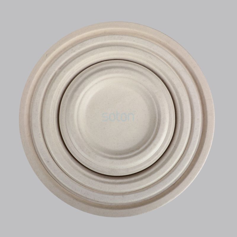 ODM Biodegradable Wheat Straw Plates