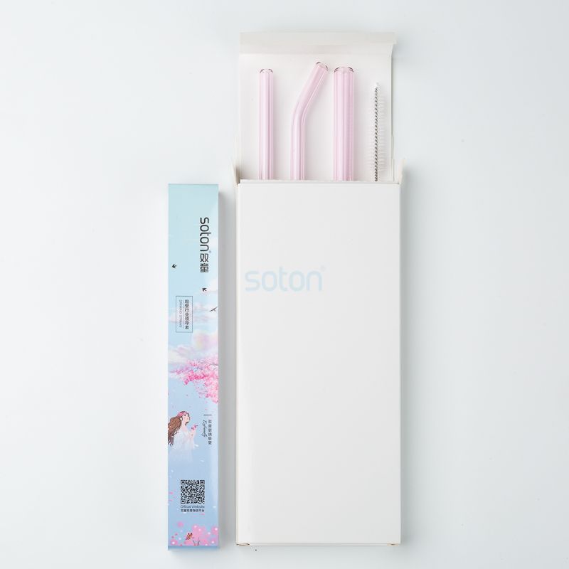 Export Individual Glass Straws Set