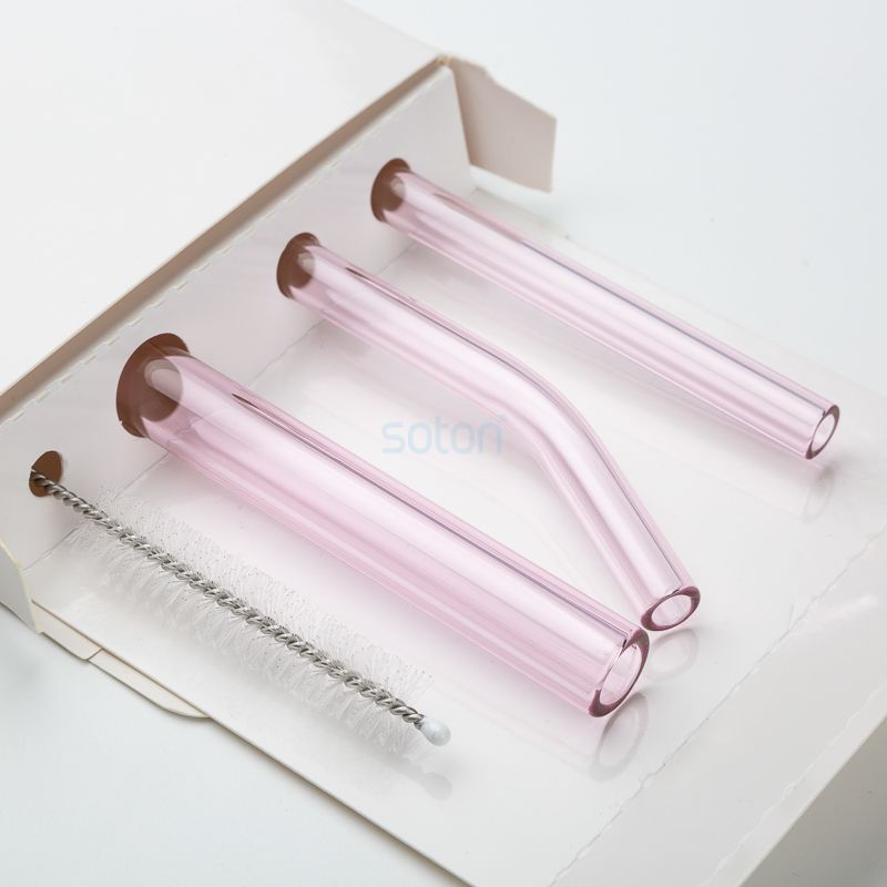 Export Individual Glass Straws Set