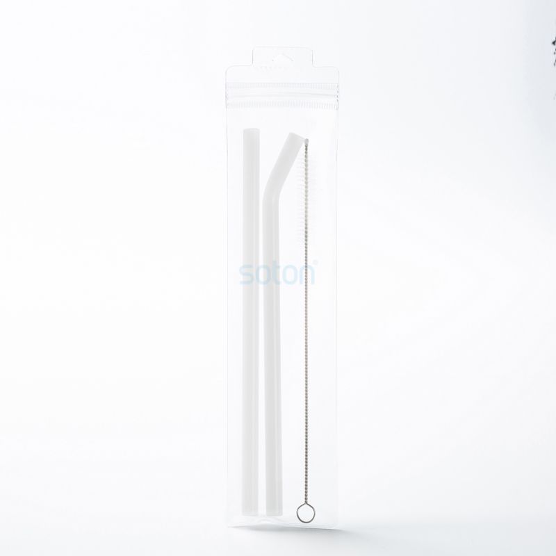 Custom Biodegradable Reusable Glass Straws