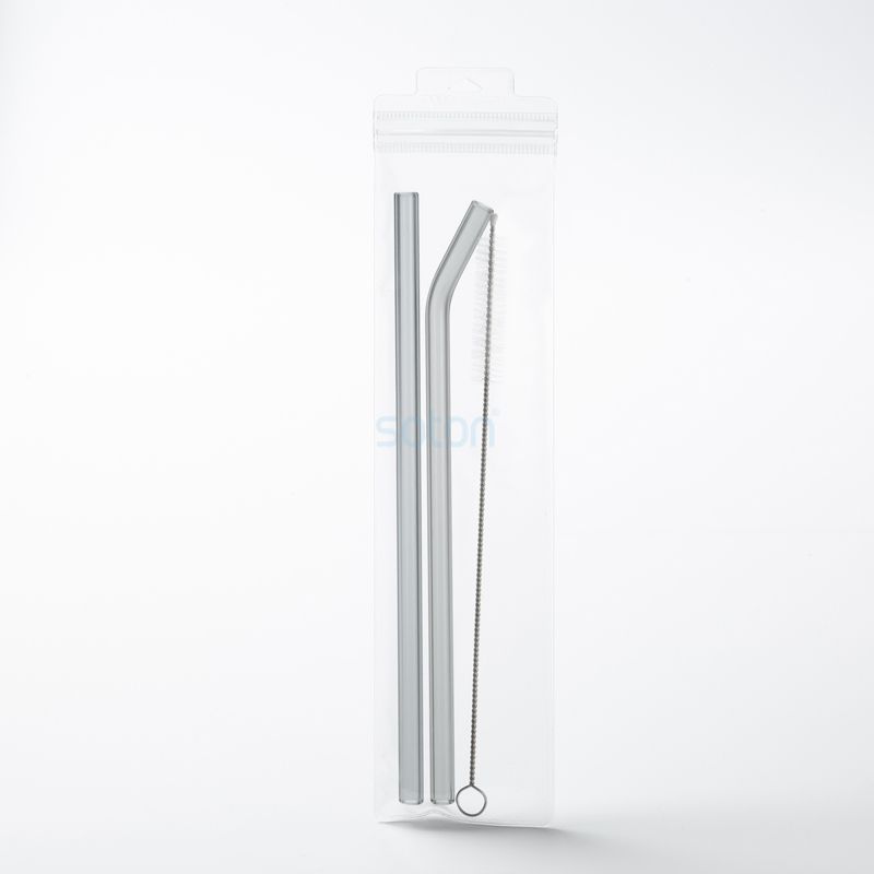 Custom Biodegradable Reusable Glass Straws