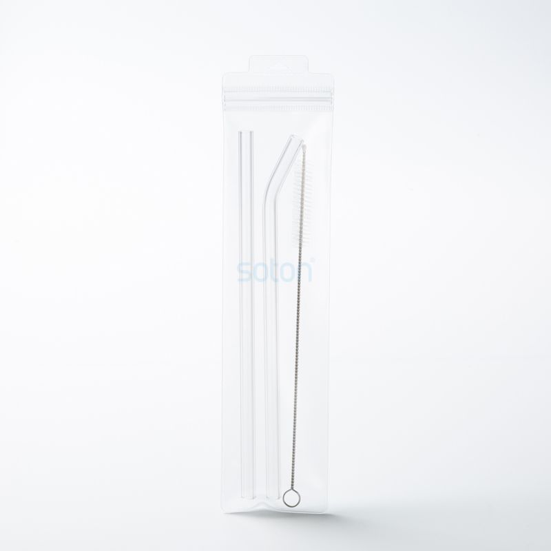 Custom Biodegradable Reusable Glass Straws