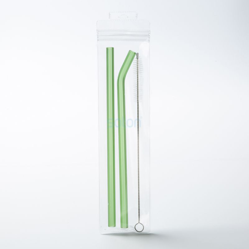 Custom Biodegradable Reusable Glass Straws