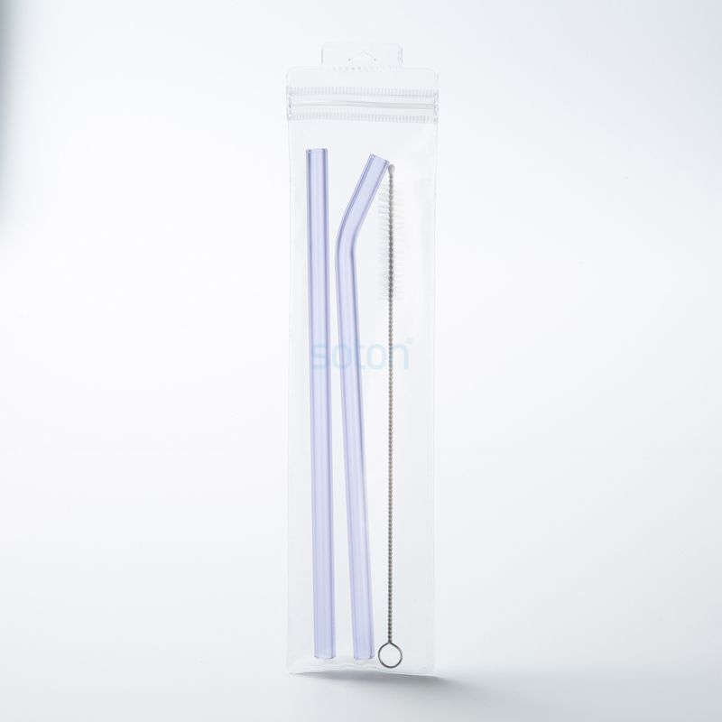 Custom Biodegradable Reusable Glass Straws