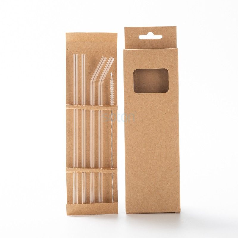 Colorful Glass Straws Set Manufacturer China