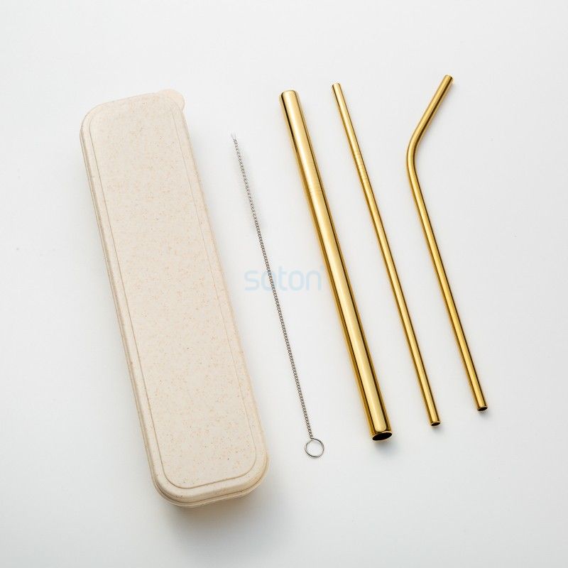 Manufacture Cheap Stainless Steel Straws Set Export