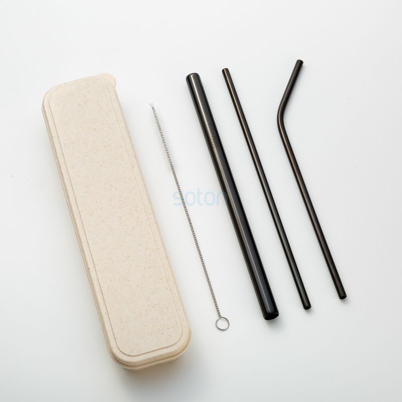 Manufacture Cheap Stainless Steel Straws Set Export