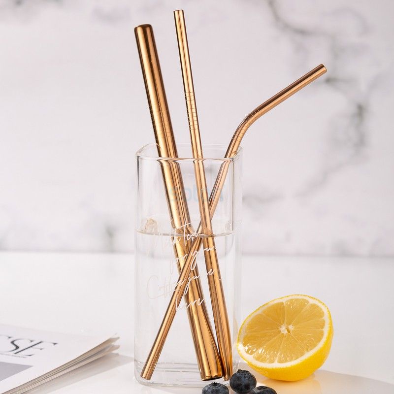 Metal Stainless Steel Straws Set Supplier China