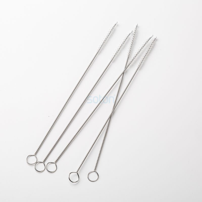 Reusable Clear Drinking Straws Brush Supplier China