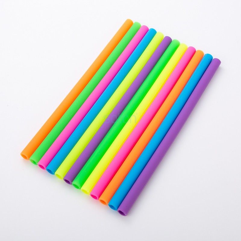 High Quality Reusable Silicone Drinking Straws